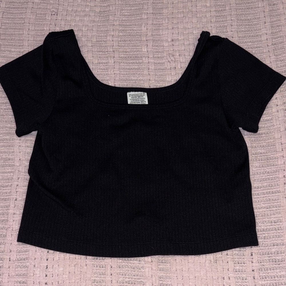 Victoria's Secret Black Crop Top